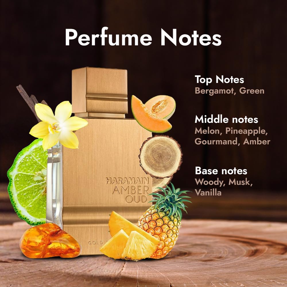 Al Haramain Amber Oud Gold Edition - Arabian Perfume for Women and Men Unisex - Long Lasting Amber - 2 oz - Image 3